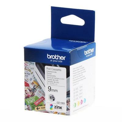 Brother CZ Color Zink™ Label Tapes for VC500W Color Label Printer - CZ 1001 ZINK Tape (9mm x 5M long)