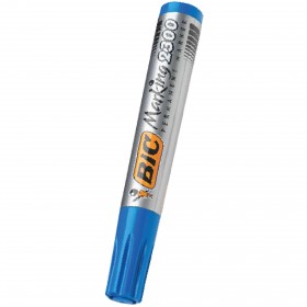 BIC 油性箱頭筆 (方嘴) - 藍色 Permanent Marker (Chisel Tip) - Blue
