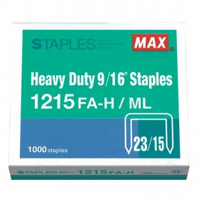 MAX 1215FA-H 重型釘書針- 1,000枚 (Heavy Duty Staple- 1,000 pcs/box)