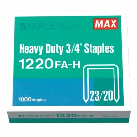 MAX 1220FA-H 重型釘書針-1,000枚 (Heavy Duty Staple-1,000 pcs/box)