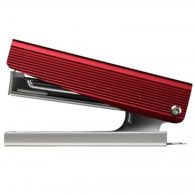 MAX HD-10X/AL 特別版全鋁合金釘書機/ 紅色 (Specil Edition All Metal Aluminium Stapler/ Red)