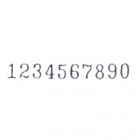 MAX N-1007 號碼機-10位數 (Numbering Machine's Ink Pad-Number of Ten Digits)