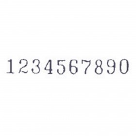 MAX N-1203 號碼機-12位數 (Numbering Machine's Ink Pad-Number of Twelve Digits)