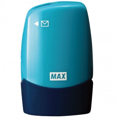 MAX 保密印連開信刀/藍色 (Roller Stamp With Letter Opener/Blue)