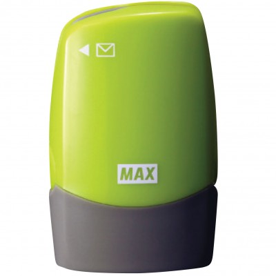 MAX 保密印連開信刀/淺綠色 (Roller Stamp With Letter Opener/Light Green)
